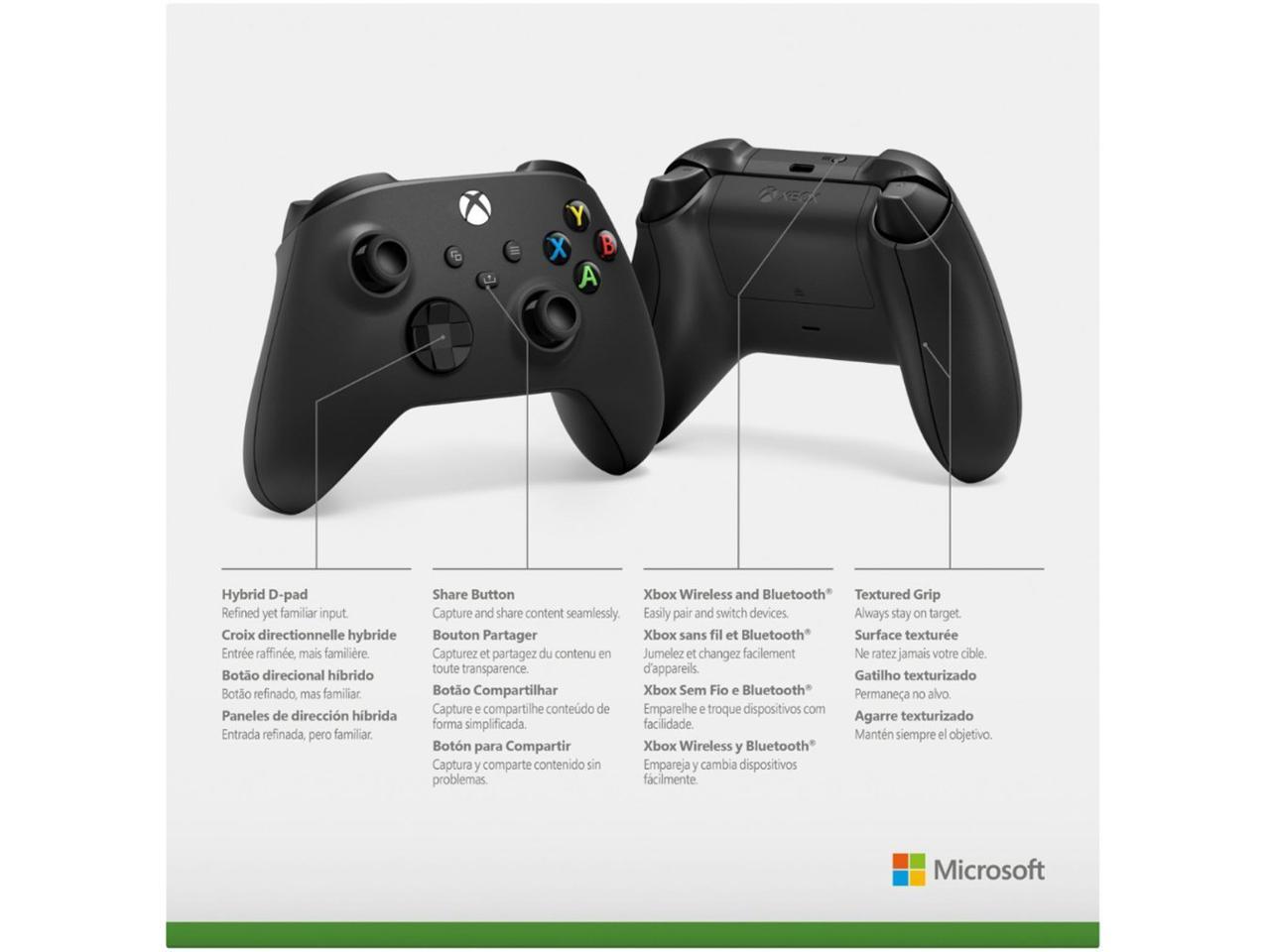 Xbox Wireless Controller - Carbon Black 3