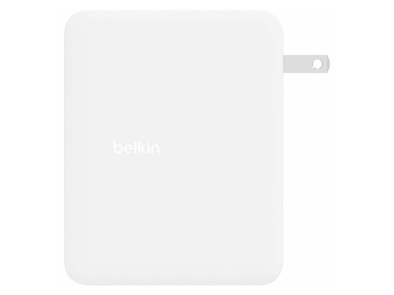 Belkin 140W 4-Port GaN Wall Charger, Multi-Port Charger Block w/USB-C Power Delivery Fast Charge & USB-A Port, Universal 2