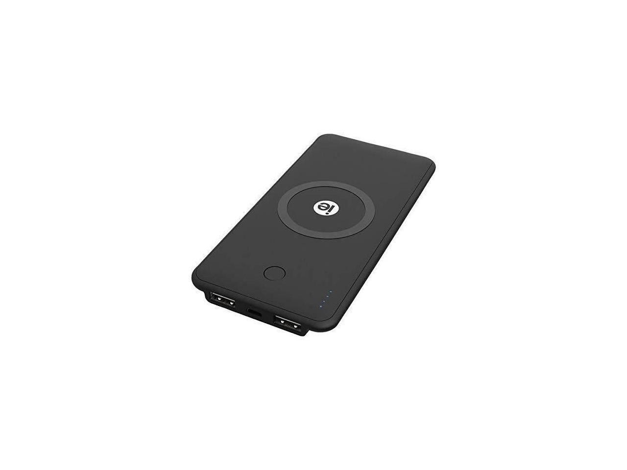 iEssentials IEN-WCP Black Wireless Charging Pad with Dual USB 1