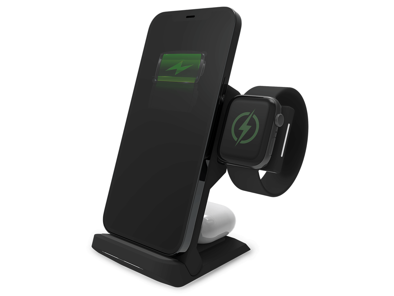 STM stm-931-322Z-02 Black Portable Wireless Charging Station 3