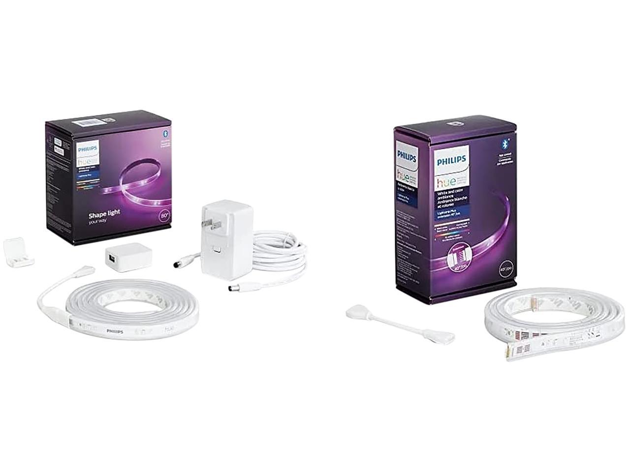 Philips Hue 555334-KIT Kit - Lightstrip Plus Base 6ft. Plus 3ft. Extension 1