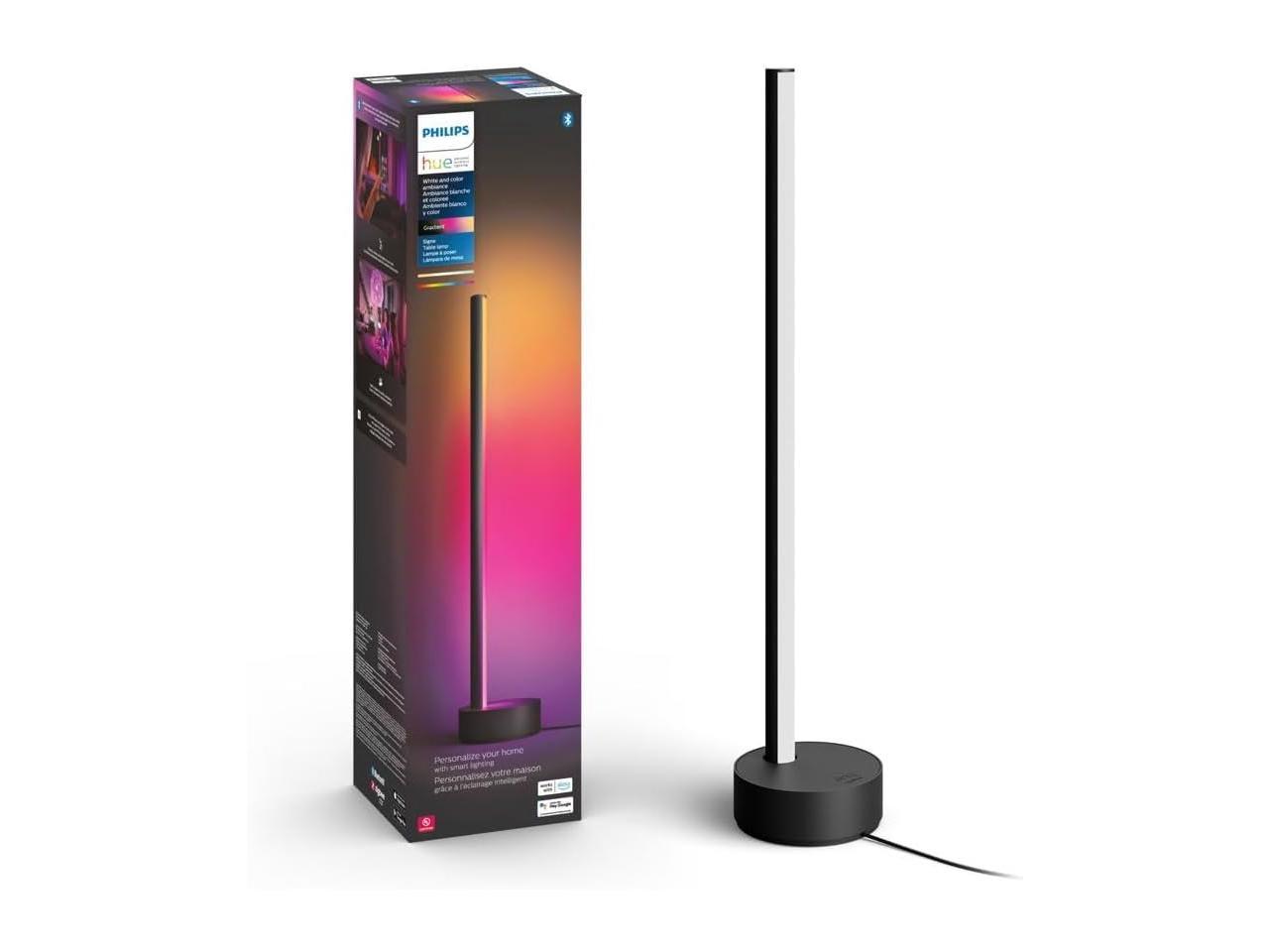 Philips Hue 569095 Gradient Signe Table Lamp, Compatible with Alexa, Apple HomeKit and Google Assistant, Black 1