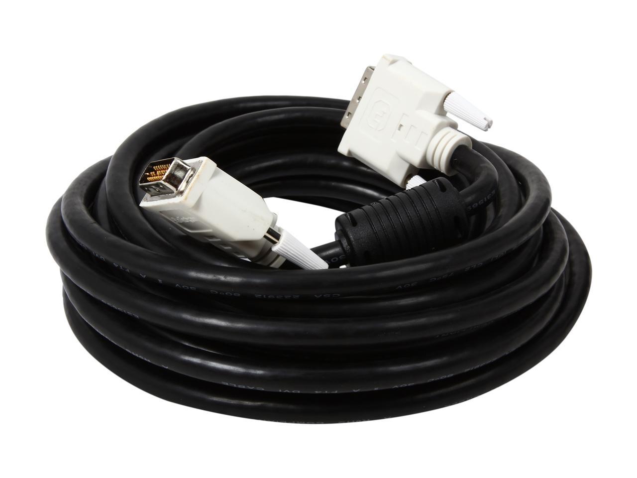 StarTech.com DVIDDMM25 Black & White Male to Male DVI-D Dual Link Digital Video Monitor Cable 2