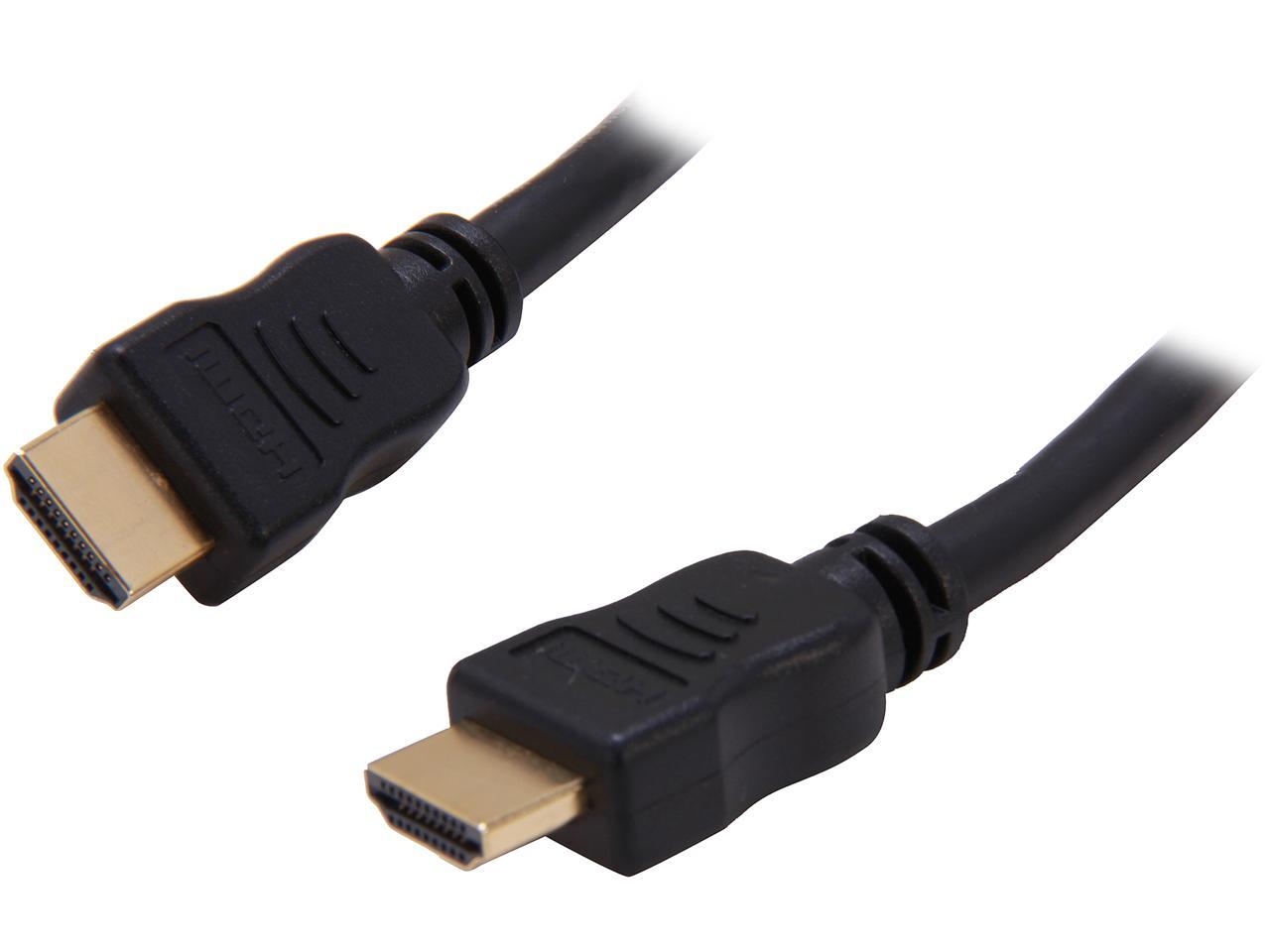 StarTech.com HDMIMM15HS Black Connector A: 1 x HDMI, Male
Connector B: 1 x HDMI, Male High Speed HDMI Cable with Ethernet Male to Male 1