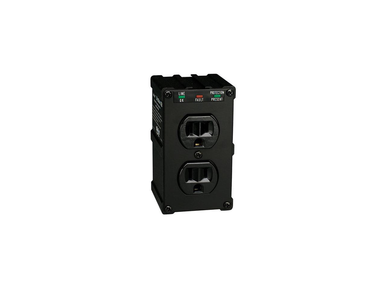 TRIPP LITE ULTRABLOK Wall Mount Direct Plug-in 2 Outlets 1410 Joules Direct Plug-in Isobar Surge Suppressor 1