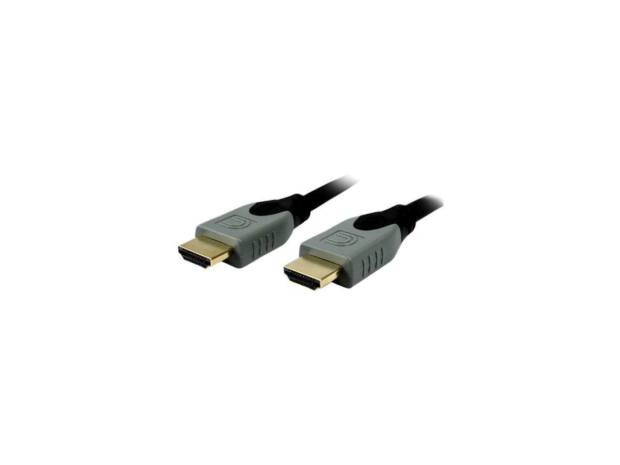 Comprehensive HD-HD-15EST Black Connector Type 1: HDMI Male  Connector Type 2: HDMI Male High Speed HDMI® Cable Male to Male 1