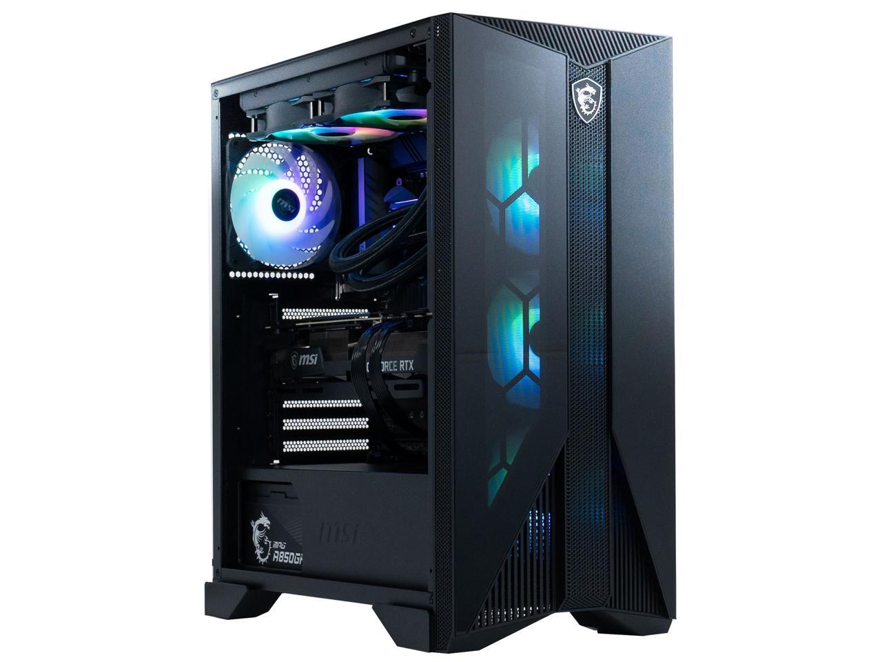 MSI Gaming Desktop Aegis RS 14NUE7-671US 32GB DDR5 2 TB PCIe SSD GeForce RTX 4070 SUPER Windows 11 Home 64-bit 3