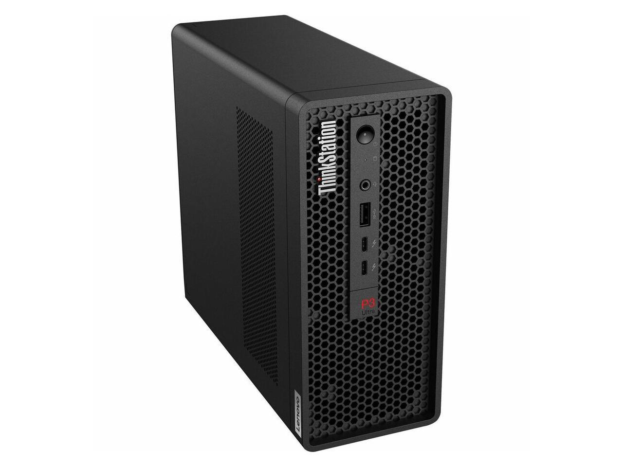 Lenovo ThinkStation P3 30HA001NUS Workstation - Intel Core i9 Tetracosa-core (24 Core) i9-13900 13th Gen 2 GHz - 32 GB DDR5 SDRAM RAM - 1 TB SSD - Mini-tower 3