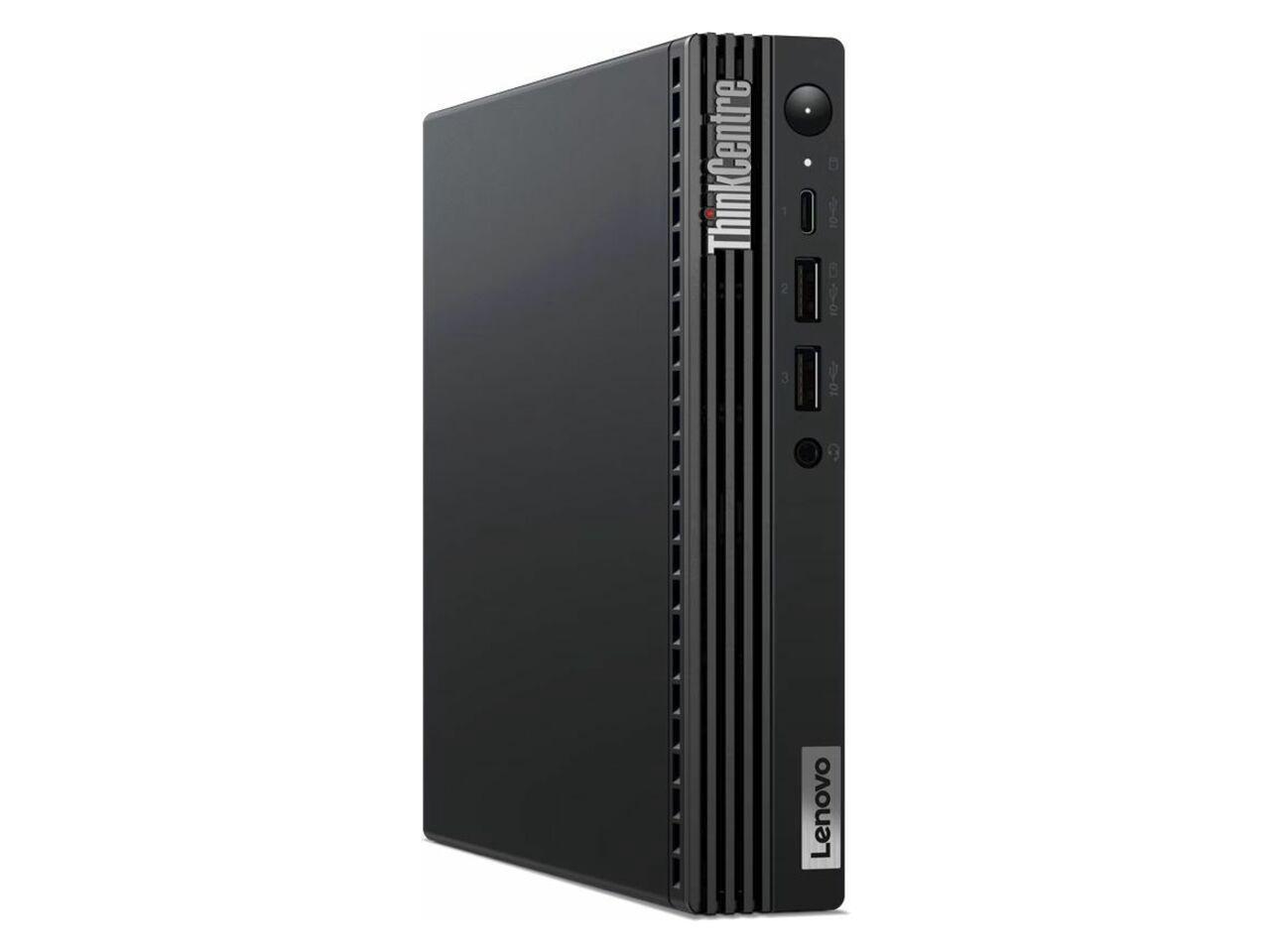 Lenovo ThinkCentre M80q Gen 4 12E90003US Desktop Computer - Intel Core i7 13th Gen i7-13700T Hexadeca-core (16 Core) 1.40 GHz - 16 GB RAM DDR5 SDRAM - 512 GB M.2 PCI Express NVMe 4.0 x4 SSD - Tiny - Black 1