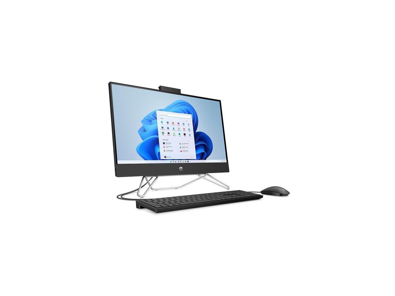 HP All-in-One Computer 24-cb0309c Athlon Gold 3150U (2.40GHz) 8GB DDR4 512 GB PCIe SSD 23.8" Windows 11 Home 64-bit 3