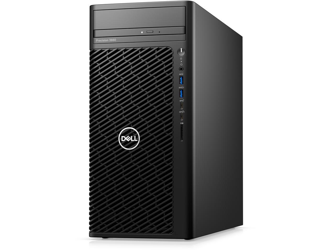 DELL Desktop PC Precision 3660 Tower Intel Core i5 13th Gen 2.5 GHz, turbo 4.8 GHz 16GB DDR5 512 GB SSD Windows 11 Pro 1