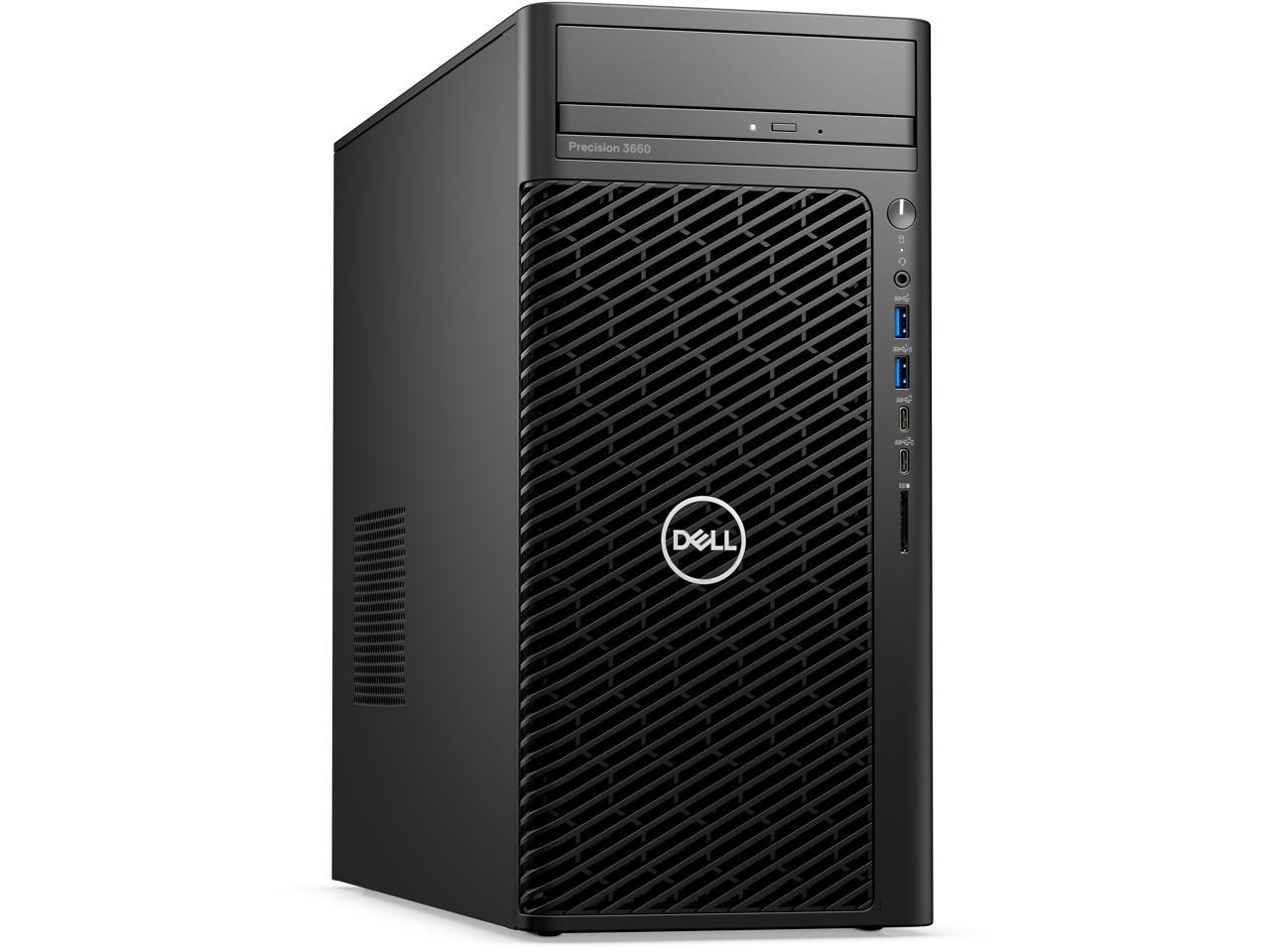 DELL Desktop PC Precision 3660 Tower Intel Core i7 13700 16-Core 5.2GHz 2.1 GHz 32GB DDR5 512 GB SSD NVIDIA RTX A2000 Windows 11 Pro 3