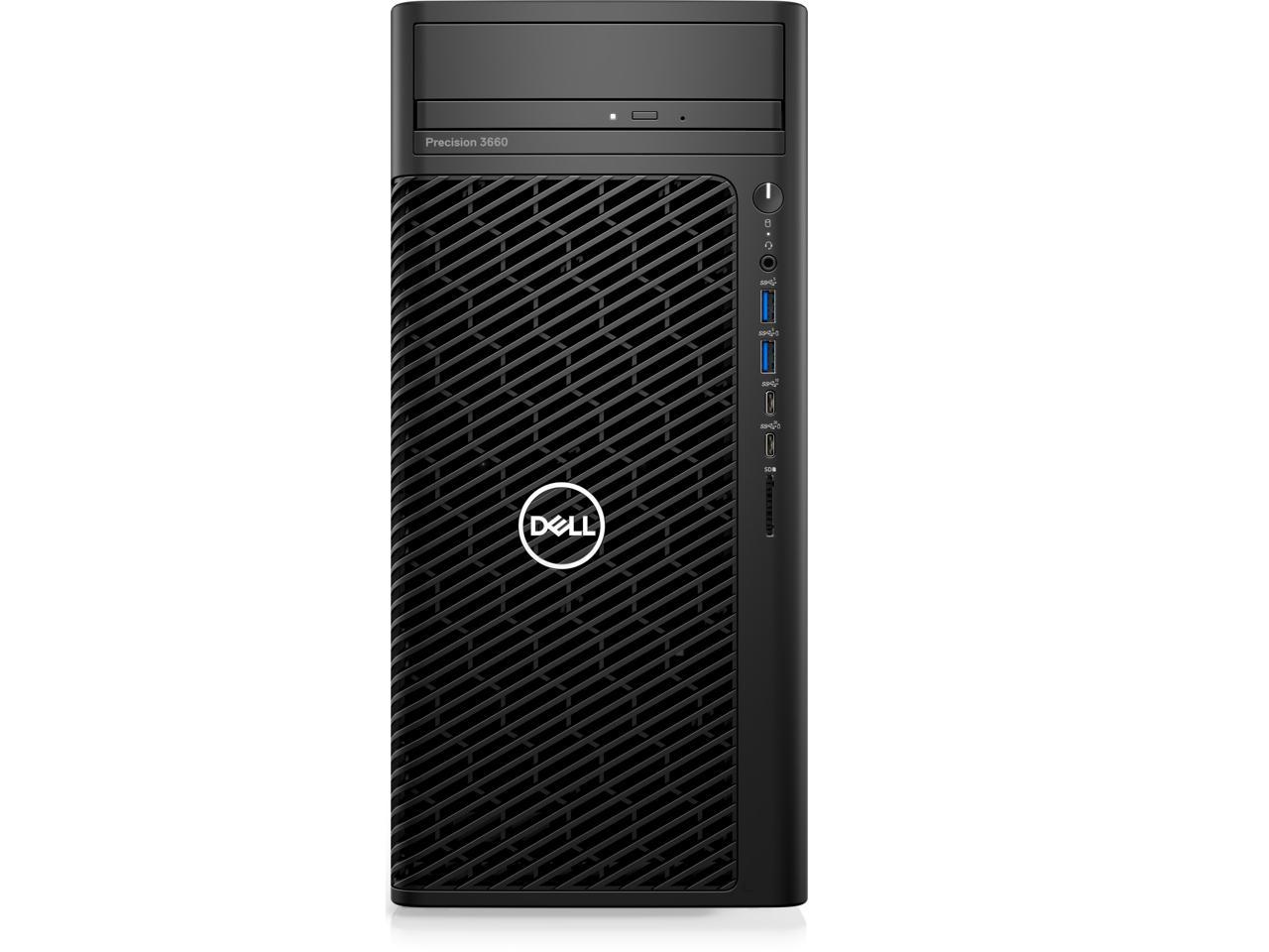 DELL Desktop PC Precision 3660 Tower Intel Core i7 13700 16-Core 5.2GHz 2.1 GHz 32GB DDR5 512 GB SSD NVIDIA RTX A2000 Windows 11 Pro 2