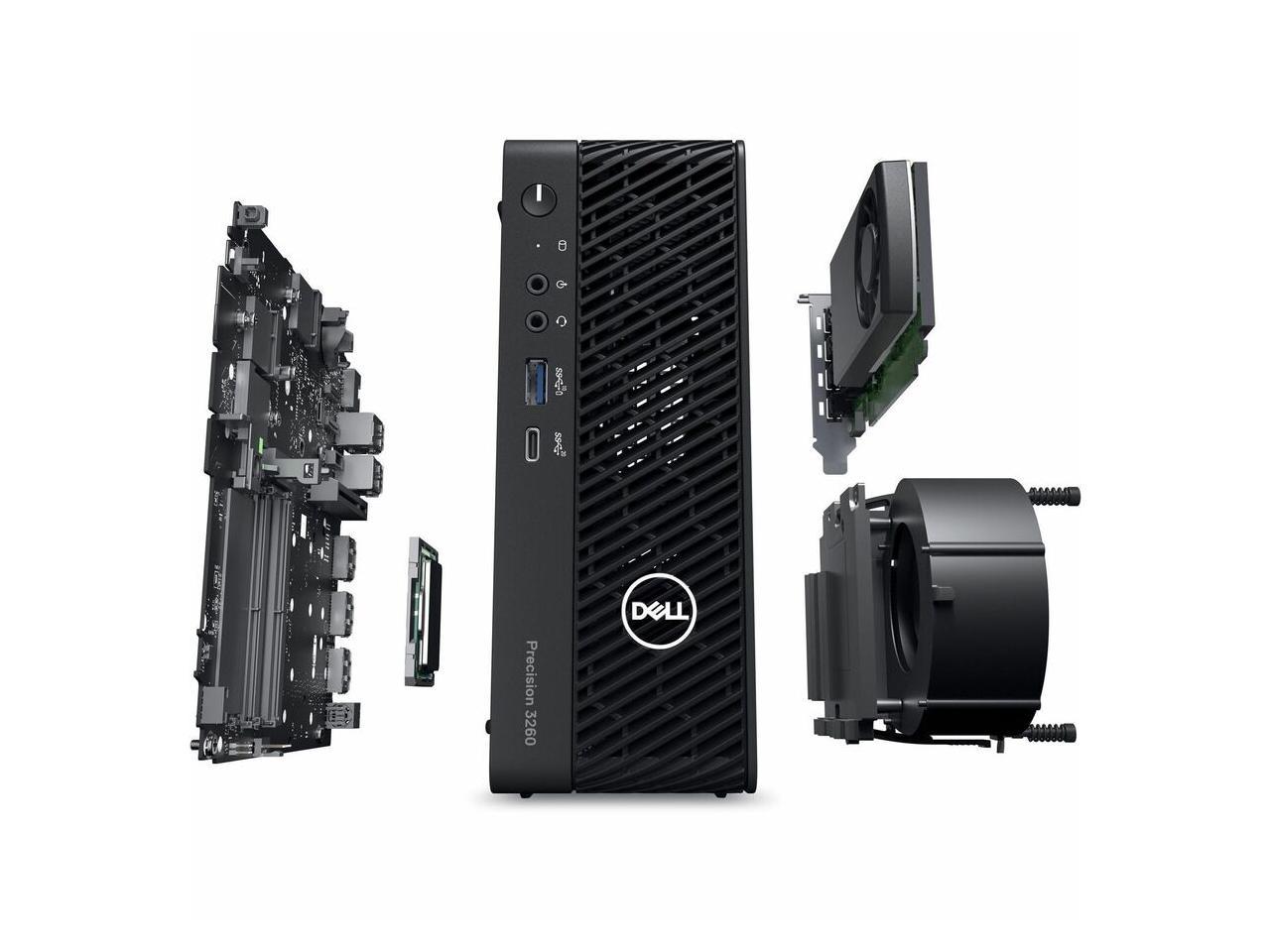 Dell Precision 3000 3260 Desktop PC Workstation - Intel Core i7 Hexadeca-core (16 Core) i7-13700 13th Gen 2.10 GHz - 16 GB DDR5 RAM - 256 GB SSD - Ultra Small 3