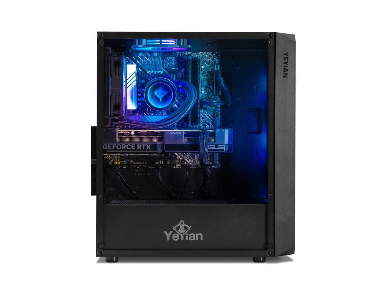 Yeyian Gaming Desktop Tanto NVIDIA GeForce RTX 4070- AI Integrated Intel Core i5 13th Gen 13400F (2.50GHz) 16GB DDR5 1 TB PCIe SSD Windows 11 Home 64-bit YPI-TA34F0B-4701U 5