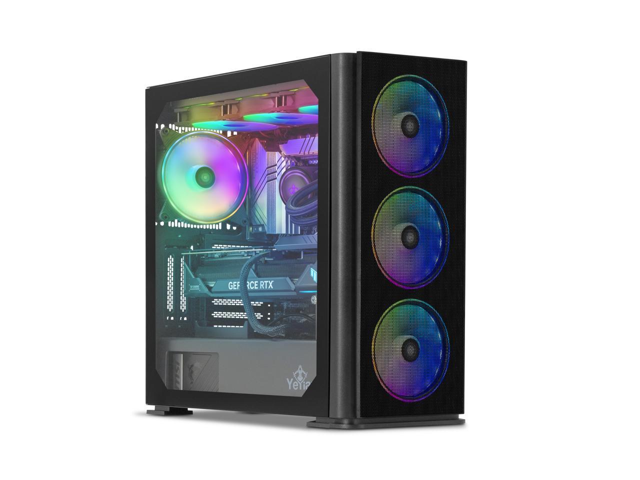 Yeyian Gaming Desktop Odachi Intel Core i9 14th Gen 14900KF (3.20GHz) 32GB DDR5 2 TB PCIe SSD NVIDIA GeForce RTX 4070 Ti Windows 11 Home 64-bit - OD49KFC-47T1N 2