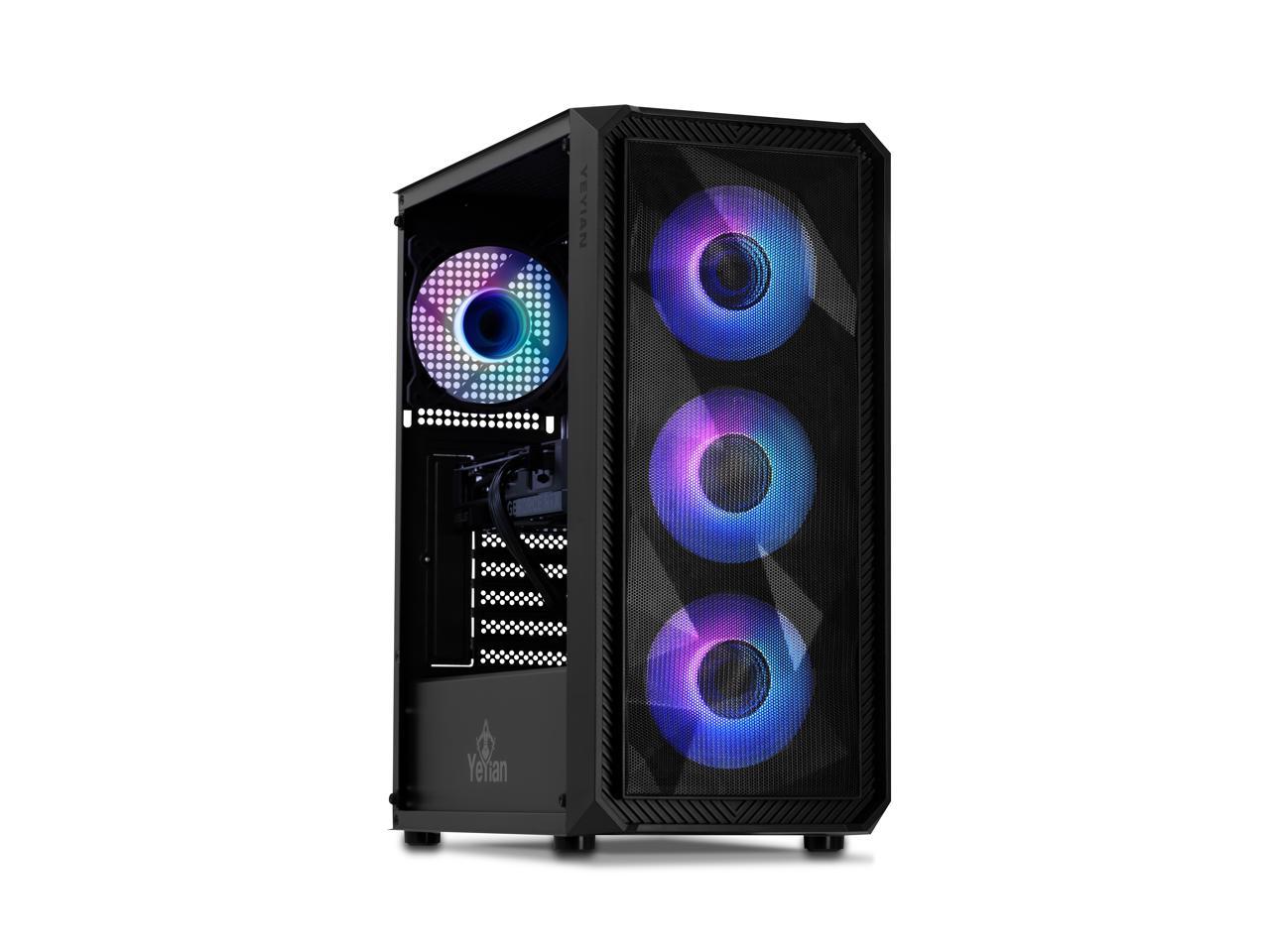 Yeyian Tanto Gaming PC Desktop INTEL Core i5 13400F, Nvidia RTX 4060, 1TB NVMe SSD, 16GB DDR5 5600MHz, 650W Gold PSU, AC Wi-Fi, Window 11 64bit- YPI-TA34F0B-4601N 1