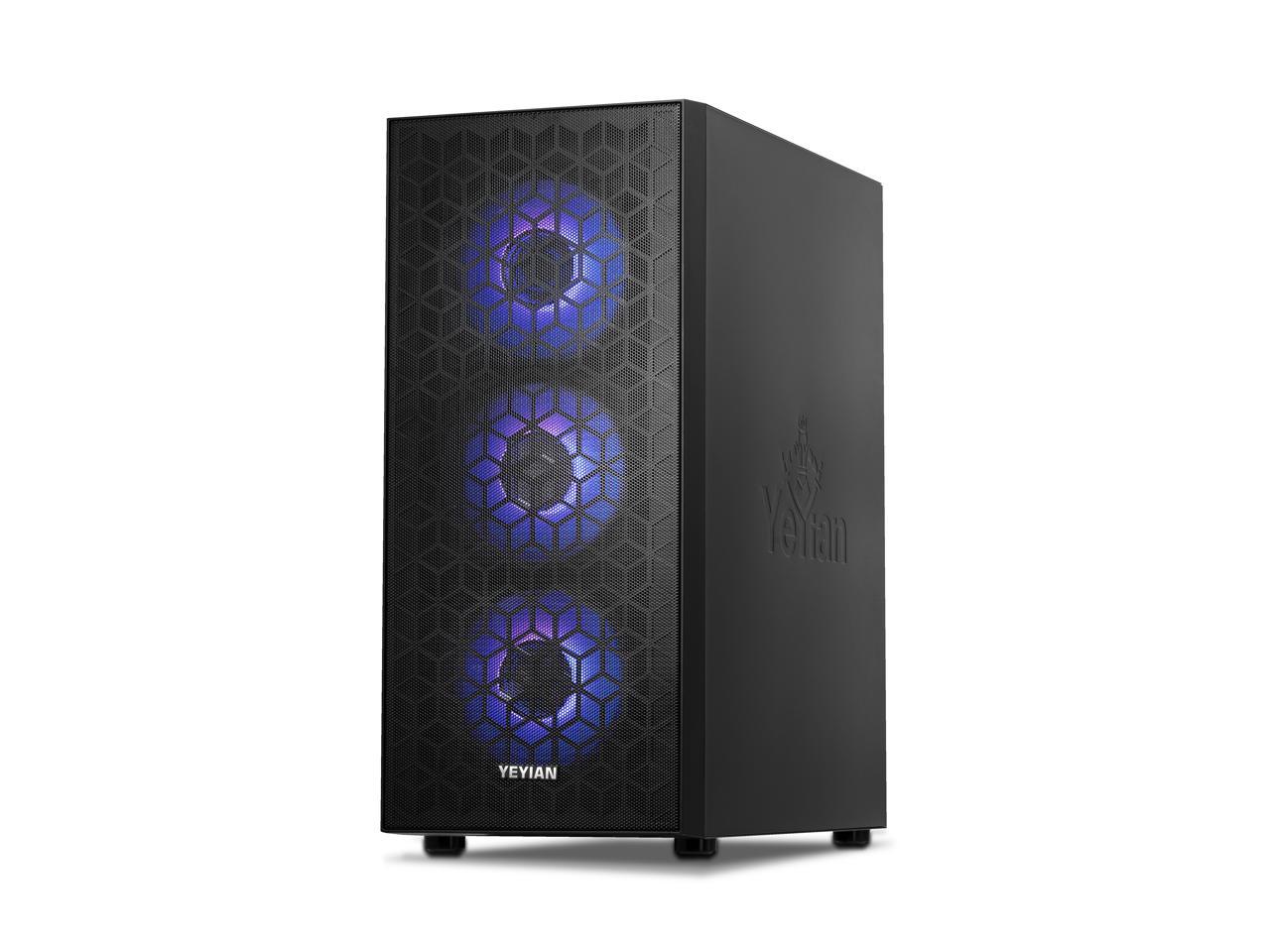 Yeyian Yumi Gaming PC Desktop INTEL Core i7 12700F, Nvidia RTX 4060, 1TB SSD, 32GB DDR4 3200MHz, 650W Gold PSU, AC Wi-Fi, Window 11 64bit- YPI-YU27F0C-4601N 2