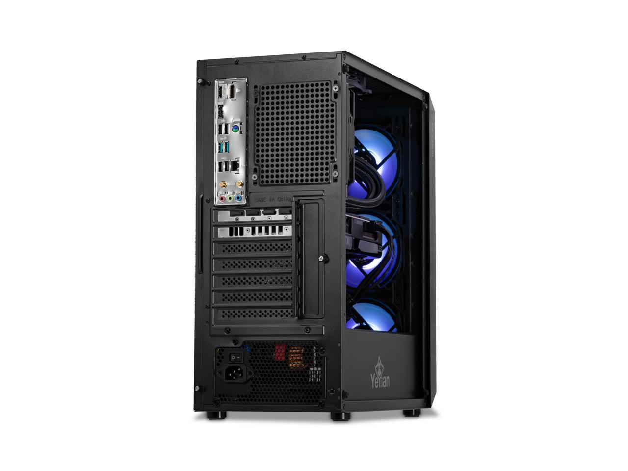 Yeyian Tanto Gaming PC Desktop INTEL Core i7 13700F, Nvidia RTX 4070, 1TB SSD, 16GB DDR5 5600MHz, 120mm AIO Liquid 650W Gold PSU, AC Wi-Fi, Window 11 64bit- YPI-TA37F0B-4701N 5