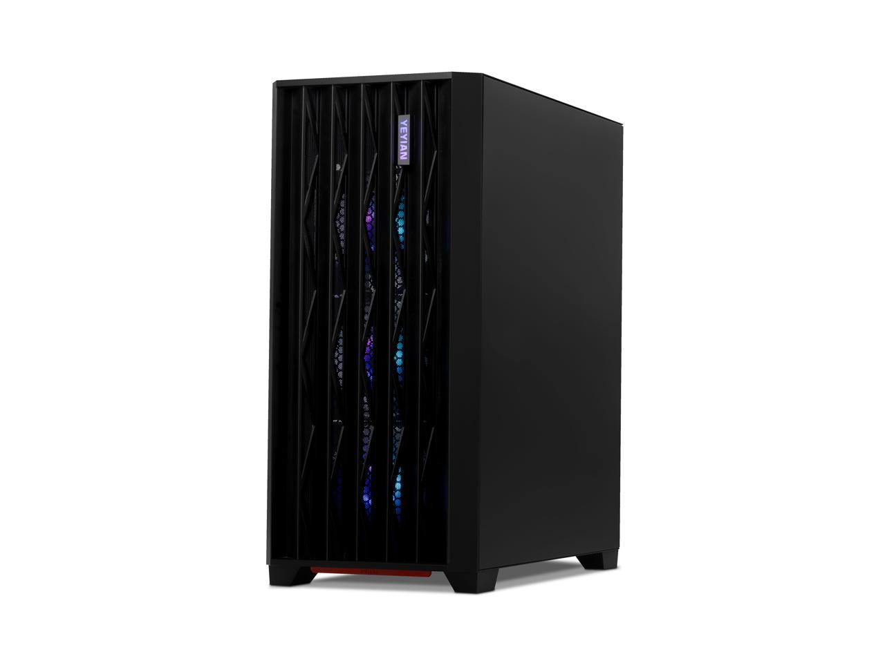 Yeyian Gaming Desktop PHOENIX-IRON MESH Intel Core i9 14th Gen 14900KF NVIDIA GeForce RTX 4080 SUPER -AI Accelerated  32GB DDR5 RGB 6000MHz 2 TB SSD 360mm AIO Liquid 850W Gold PSU AC Wi-Fi Wins11 Home 2