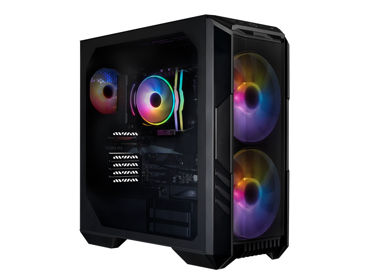 Cooler Master HAF 5 Pro High Performance Gaming PC - Intel i7 12700F - NVIDIA GeForce RTX 4070 - 32GB DDR4 3200MHz - 1TB M.2 NVMe SSD - WiFi - Windows 11 - Desktop Computer 3