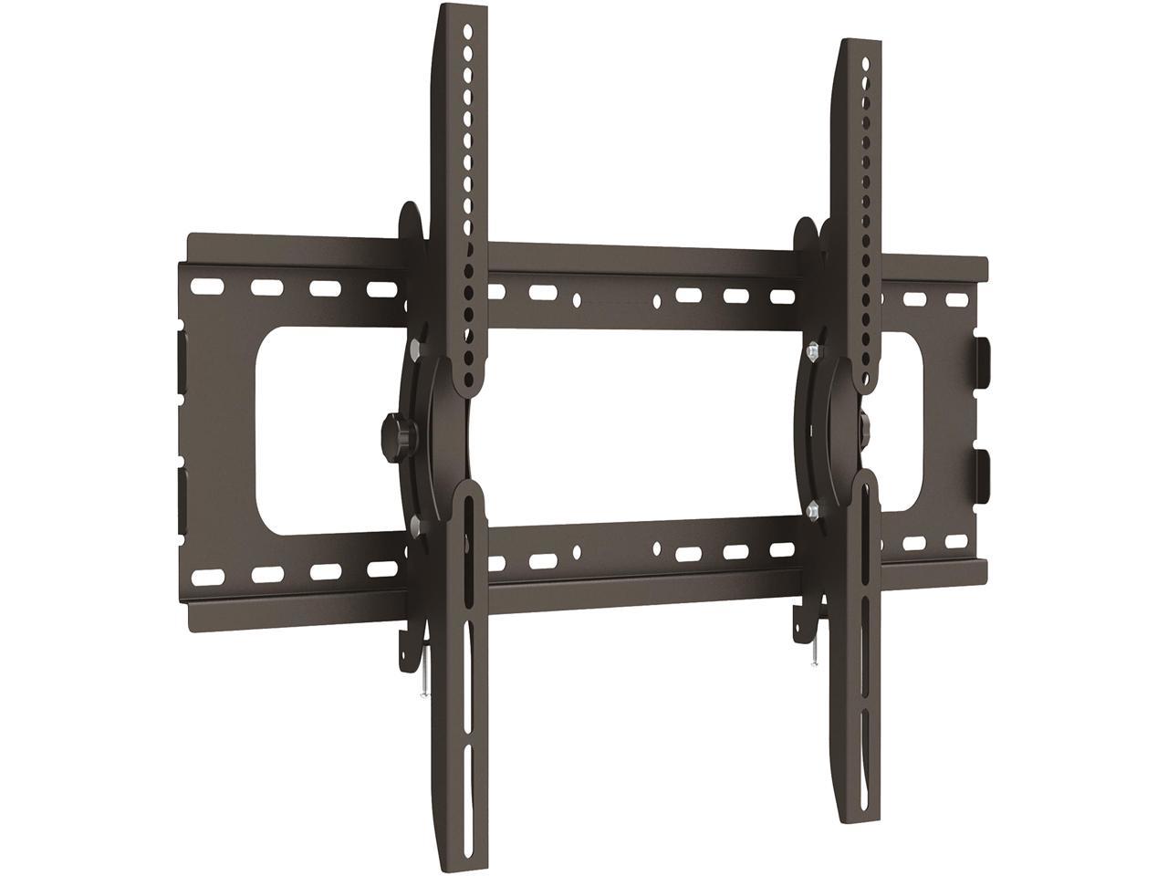 StarTech.com FLATPNLWALL Tilting TV Wall Mount - Heavy Duty Steel - Supports Monitors 32" to 70" - TV Mount - VESA Wall Mount - Monitor Mount 1