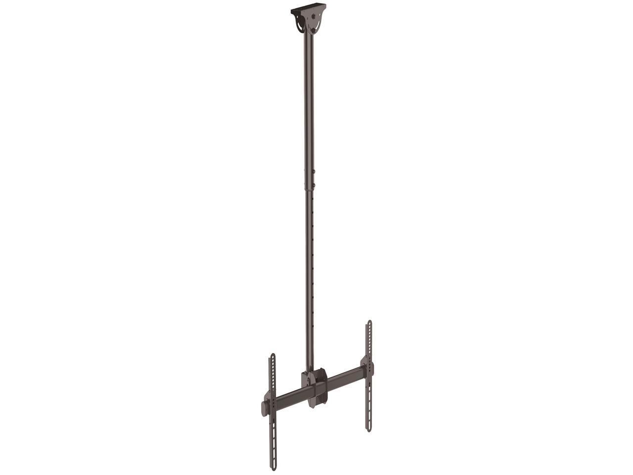 StarTech.com FLATPNLCEIL Ceiling TV Mount - 3.5' to 5' Pole - Full Motion - For 32 to 75" Displays - Display Ceiling Mount - Pull Down TV Mount 1