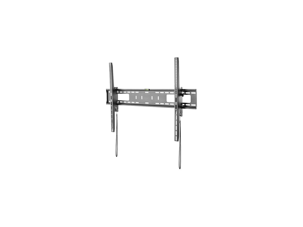 StarTech.com FPWTLTB1 Flat Screen TV Wall Mount - Tilting - For 60" to 100" VESA Mount TVs - Steel - Heavy Duty TV Wall Mount  - Low-Profile Design 1