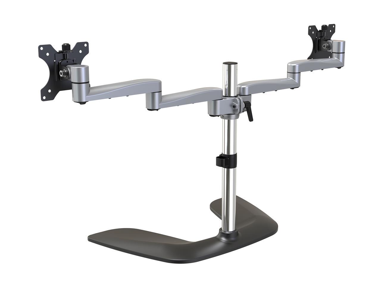 StarTech.com ARMDUALSS Dual Monitor Stand - Articulating Arms - Height Adjustable - For VESA Mount Monitors up to 32" - Steel & Aluminum (ARMDUALSS) 2