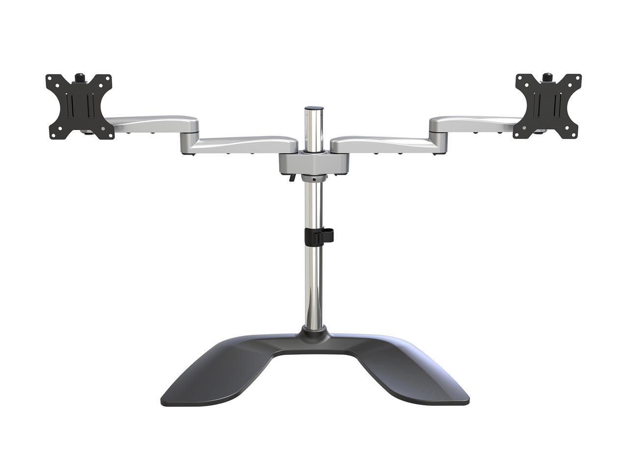 StarTech.com ARMDUALSS Dual Monitor Stand - Articulating Arms - Height Adjustable - For VESA Mount Monitors up to 32" - Steel & Aluminum (ARMDUALSS) 3