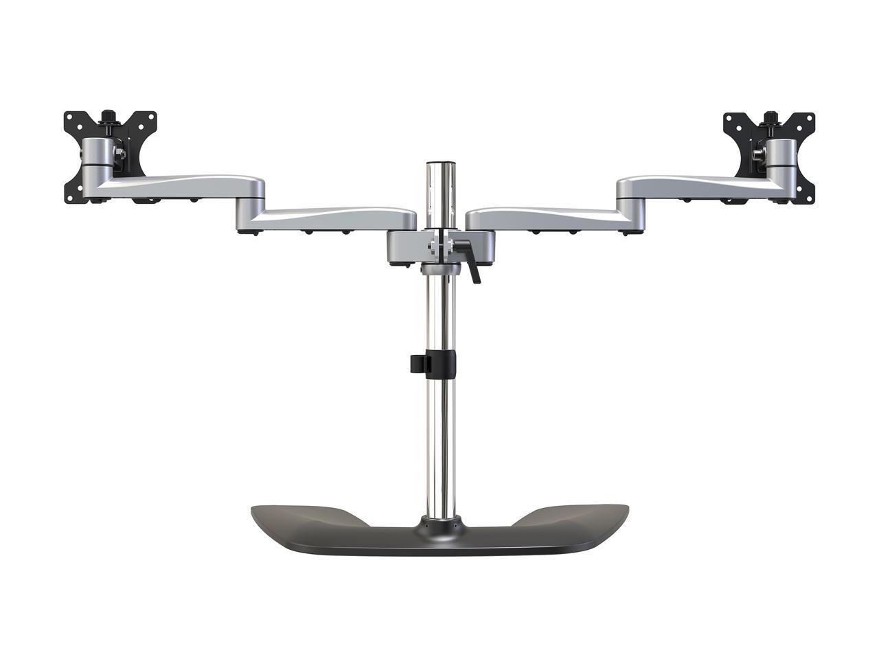 StarTech.com ARMDUALSS Dual Monitor Stand - Articulating Arms - Height Adjustable - For VESA Mount Monitors up to 32" - Steel & Aluminum (ARMDUALSS) 4