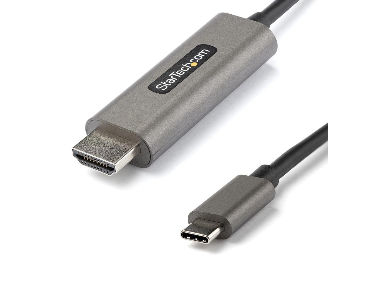 StarTech.com 6ft (2m) USB C to HDMI Cable 4K 60Hz w/ HDR10 - Ultra HD USB Type-C to 4K HDMI 2.0b Video Adapter Cable - USB-C to HDMI HDR Monitor/Display Converter - DP 1.4 Alt Mode HBR3 (CDP2HDMM2MH) 2