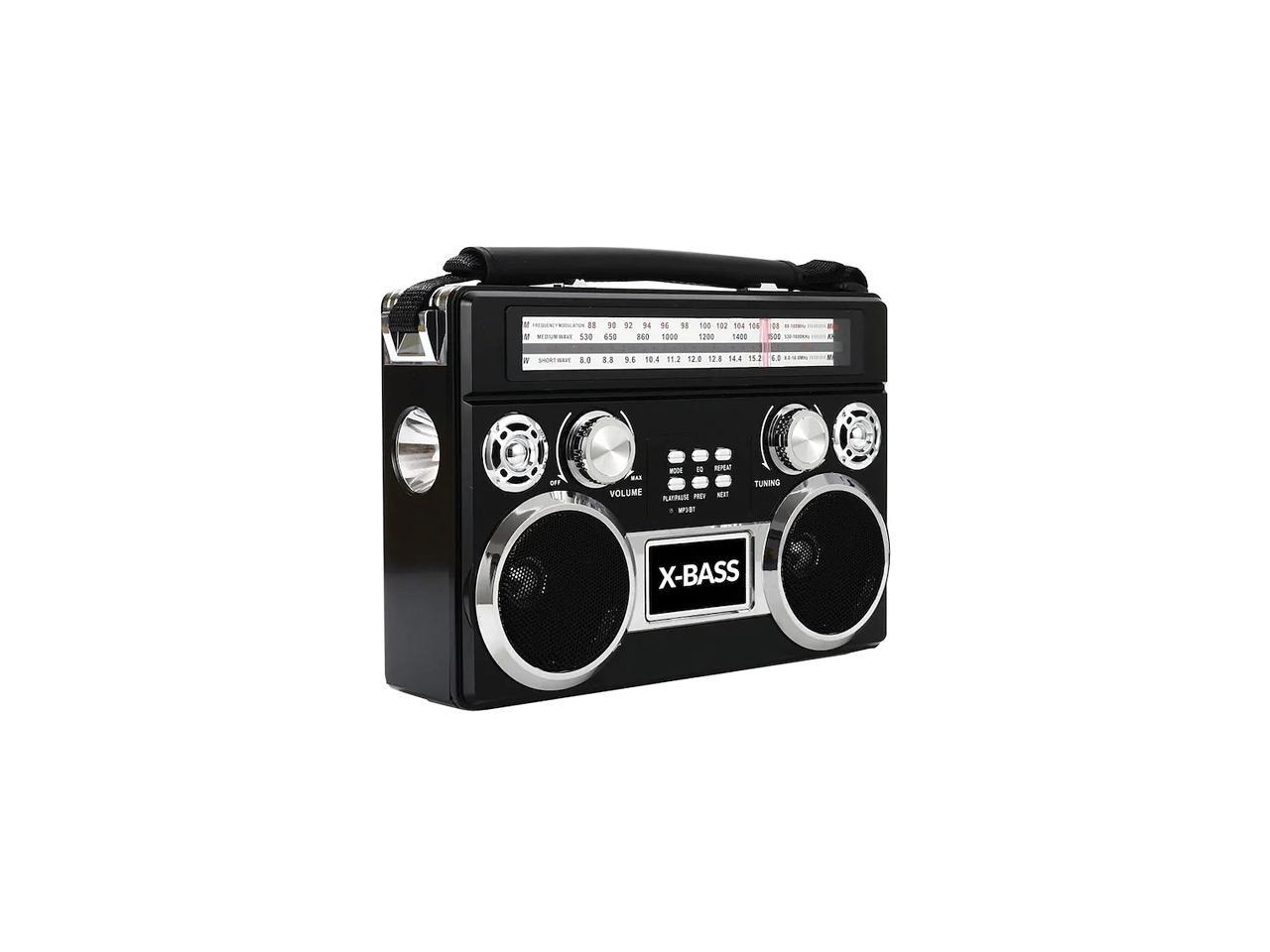 SUPERSONIC Portable Radio SC-1097BT 3 Band Radio with Bluetooth and Flashlight 1