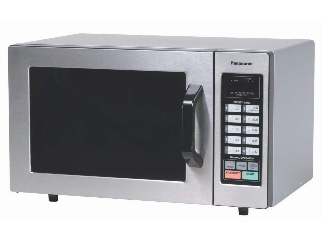 Panasonic 1000 Watts 1000W Comercial Microwave Prog NE1054F Silver 4