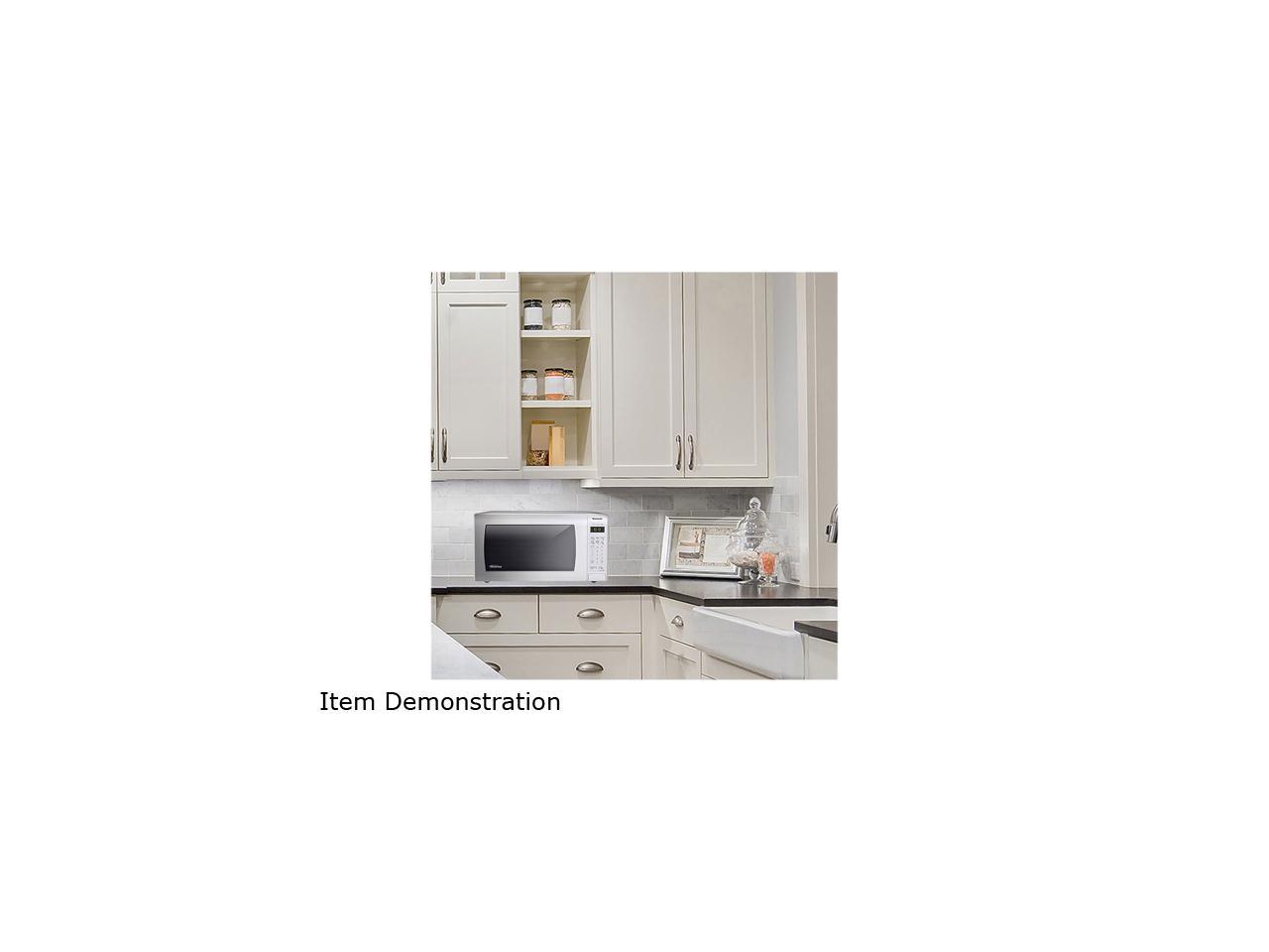 Panasonic 1250 Watts 1.6 Cu. Ft. Countertop Microwave Oven with Inverter Technology - White NN-SN736W White 2