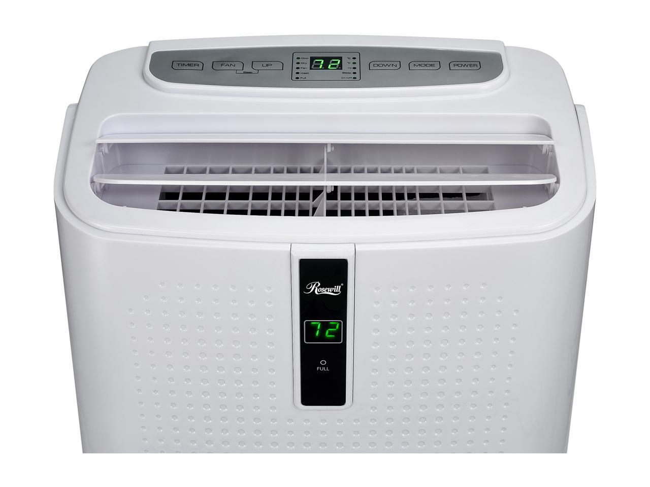 Rosewill Portable Air Conditioner 12,000 BTU, 4-in-1: AC, Fan, Dehumidifier & Heater, Remote Control, Self-Evaporation, Up to 300 Sq.Ft., White - (RHPA-18003) 5