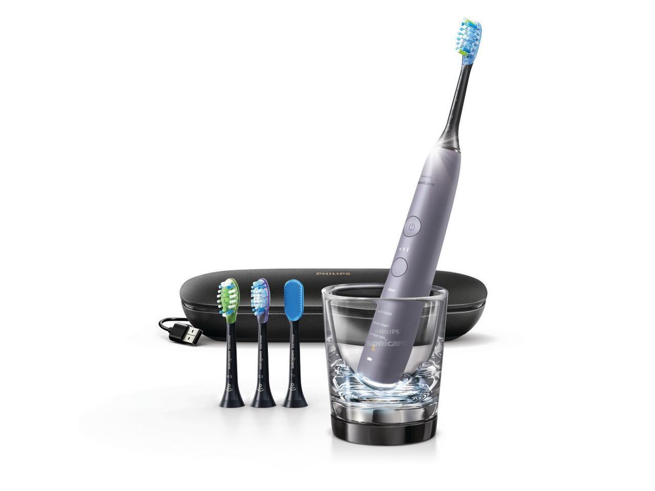 Philips Sonicare - Sonic electric toothbrush with app - DiamondClean Smart 9500 (HX9924/41), Silver 1