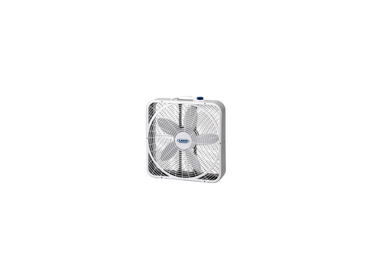 Lasko 20" Weather-Shield Performance Box Fan, White 3720 1