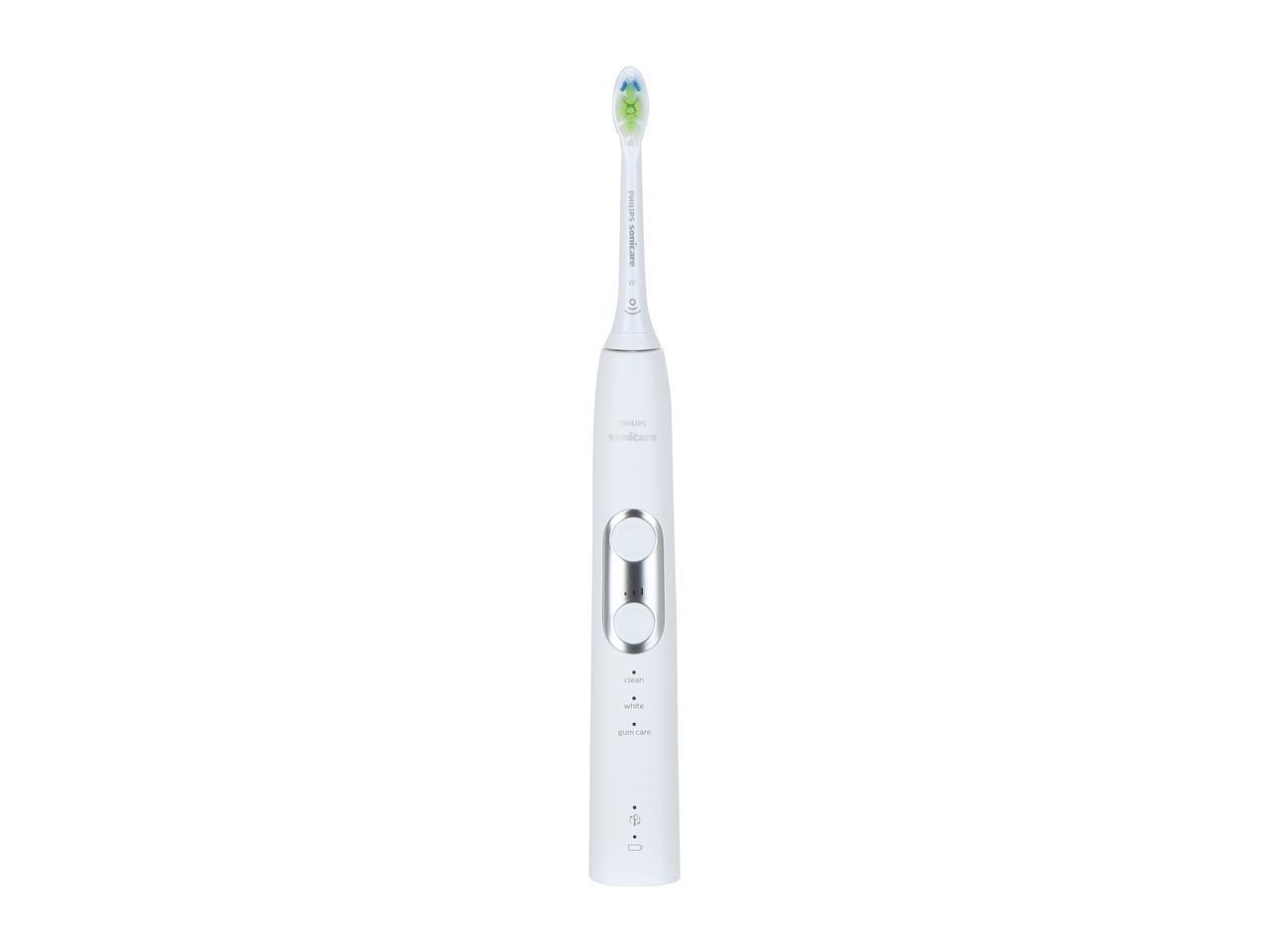 PHILIPS HX6877/21 ProtectiveClean 6100 Whitening Rechargeable Electric Toothbrush with Pressure Sensor and Intensity Settings, White 3