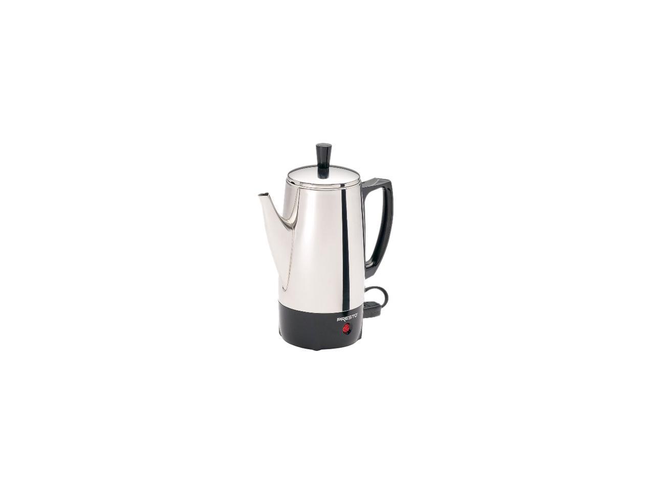 PRESTO 02822 Stainless steel 6-Cup Coffee Maker 1