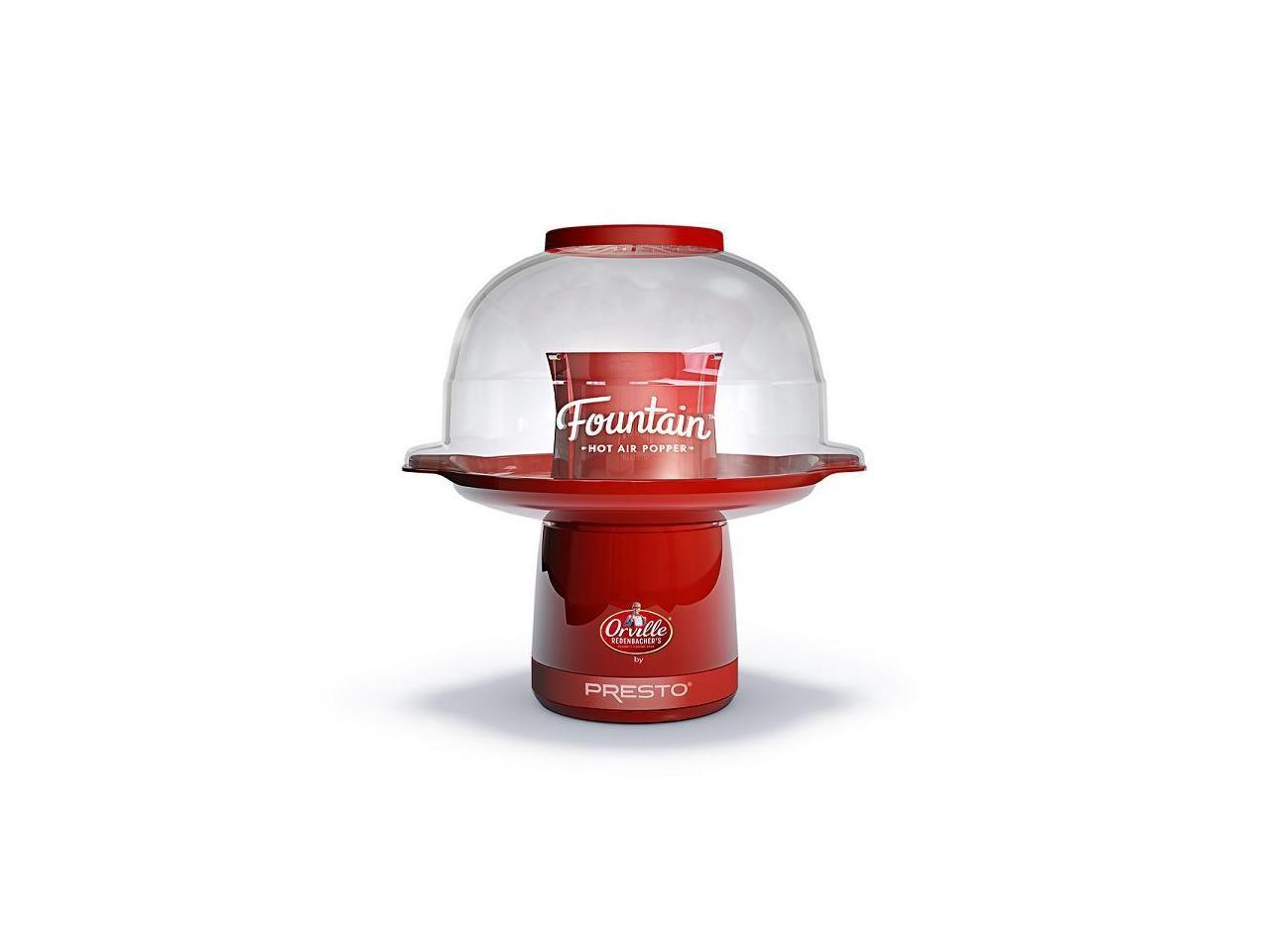 PRESTO 04868 Orville Redenbacher's Fountain Hot Air Popper, Red 1