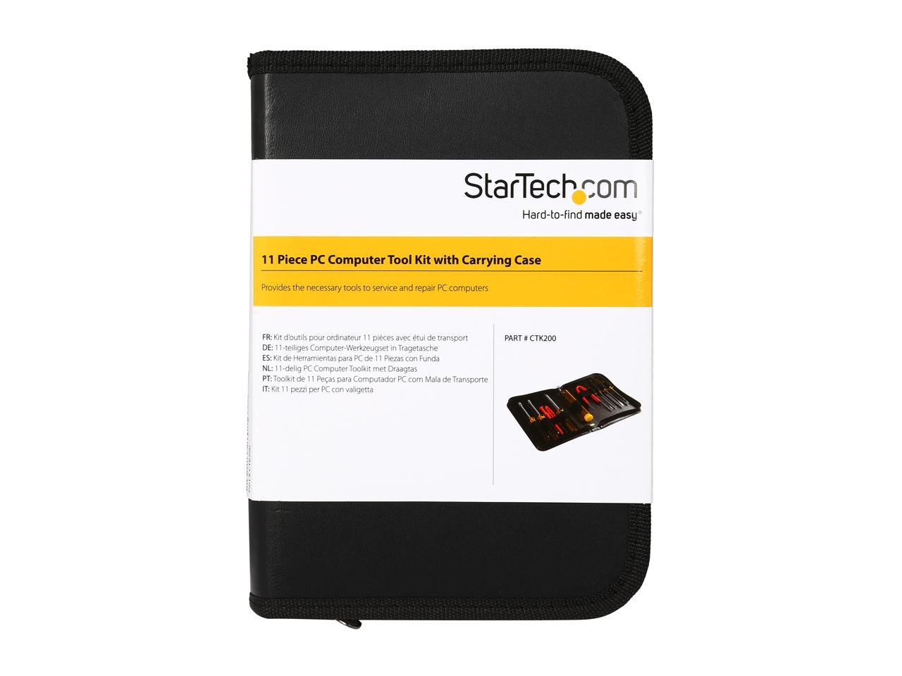 StarTech.com CTK200 11 Piece PC Computer Tool Kit with Carrying Case 3