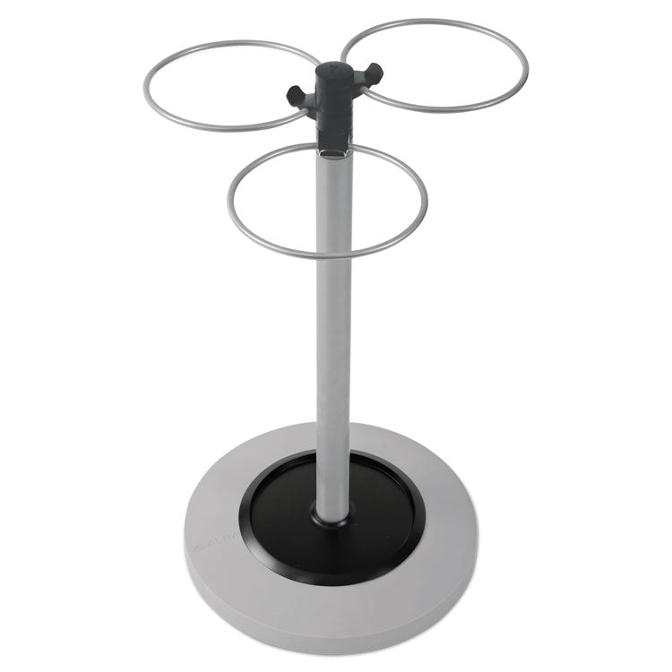 Flower Umbrella Stand, 13.75w X 13.75d X 25.5h, Black/silver 1