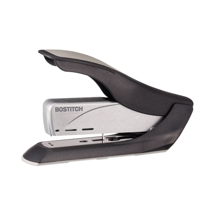 Spring-Powered Premium Heavy-Duty Stapler, 65-Sheet Capacity, Black/silver 1