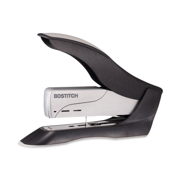 Spring-Powered Premium Heavy-Duty Stapler, 100-Sheet Capacity, Black/silver 1