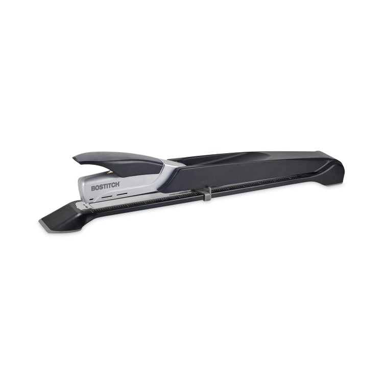 Long Reach Stapler, 25-Sheet Capacity, 12" Throat, Black/silver 1