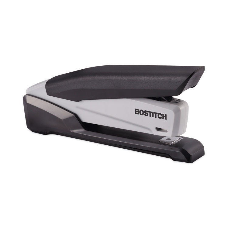 EcoStapler Spring-Powered Desktop Stapler with Antimicrobial Protection, 20-Sheet Capacity, Gray/Black 2