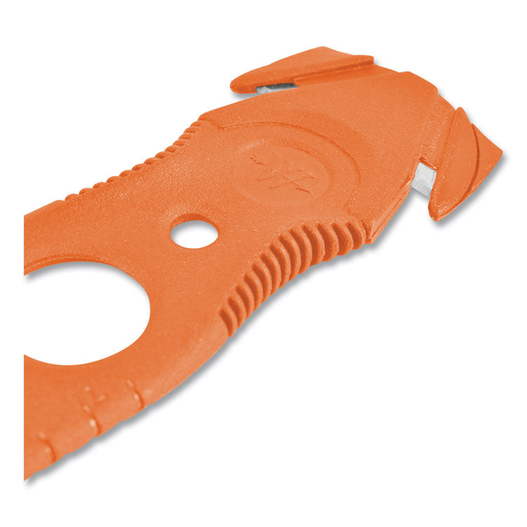 Safety Cutter, 1.2" Blade, 5.75" Plastic Handle, Assorted, 5/Pack 3