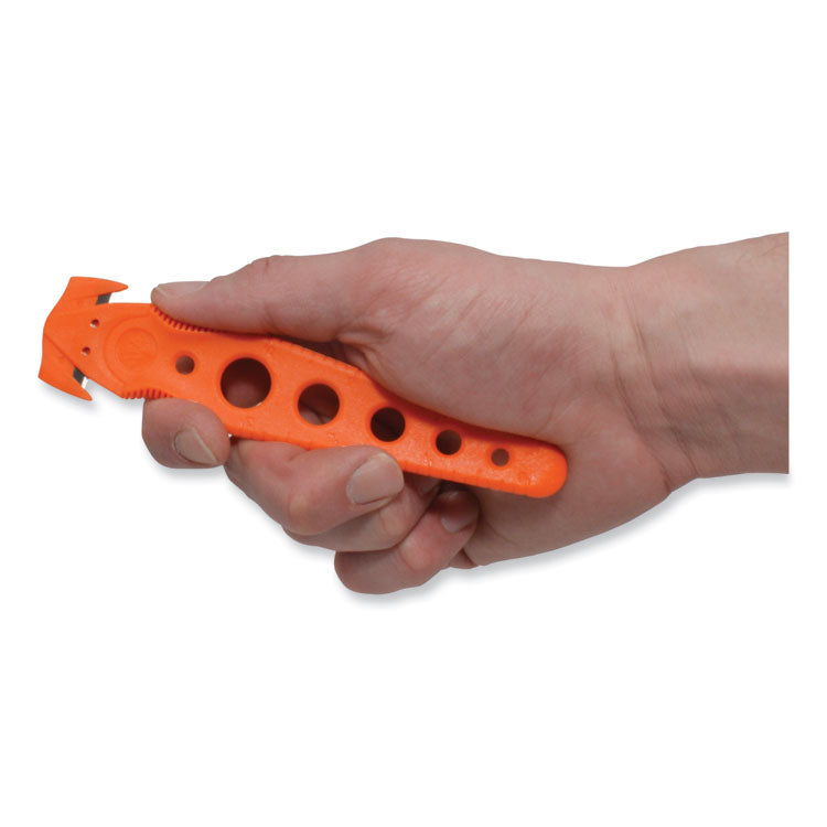 Safety Cutter, 1.2" Blade, 5.75" Plastic Handle, Orange, 5/Pack 4