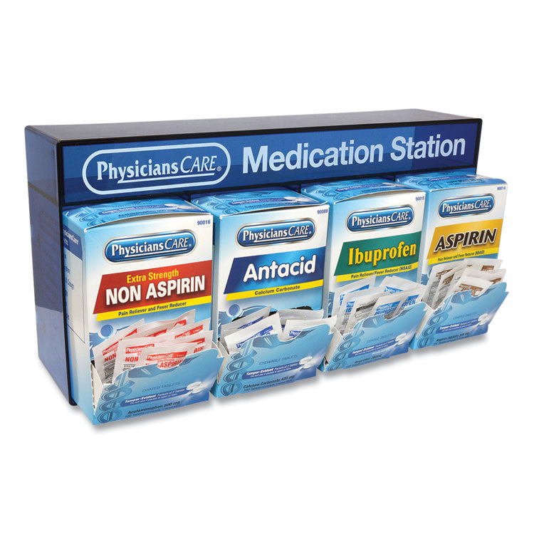 Medication Station, Aspirin, Ibuprofen, Non Aspirin Pain Reliever, Antacid 2